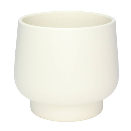 Cache-pot blanc - Sweet Home - Grossiste contenants fleuristes