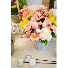Pivoine blanche artificiel fleuriste