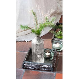 Bouteille en verre contenant 2 tailles décoration grossiste