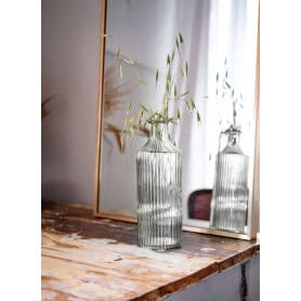 Bouteille en verre contenant 2 tailles décoration grossiste