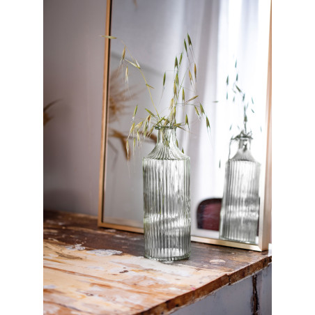 Bouteille en verre contenant 2 tailles décoration grossiste