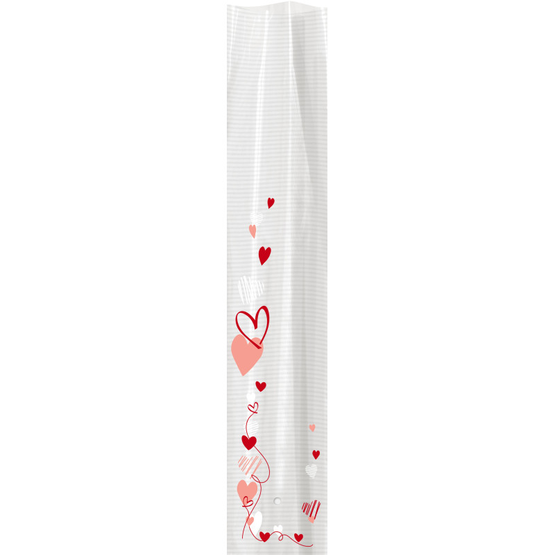 Paquet 100 étuis à roses 3 couleurs emballage saint valentin fleuriste