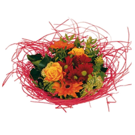 Support bouquet Rattan - Grossiste pour fleuriste décoration fleurs