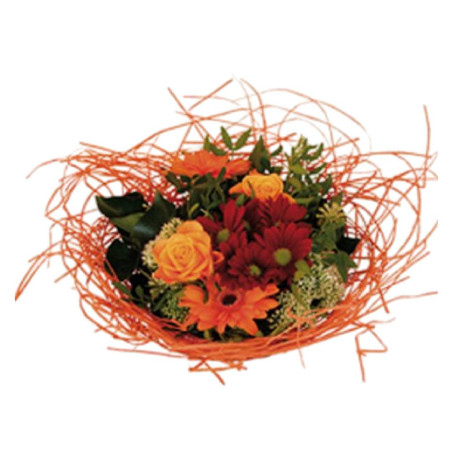 Support bouquet Rattan - Grossiste pour fleuriste décoration fleurs