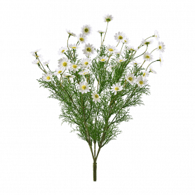 Daisy bush 61cm 3 couleurs - Campagne - Grossiste fleurs artificielles