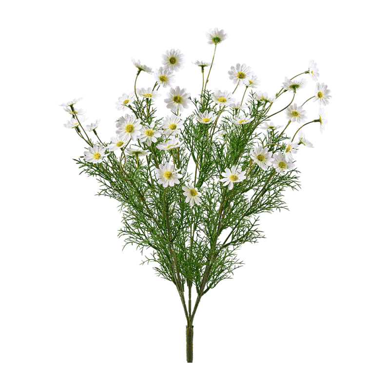 Daisy bush 61cm 3 couleurs - Campagne - Grossiste fleurs artificielles