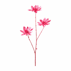 Bouquet de 3 branches de magnolias 81cm 3 couleurs - Forever - Grossiste fleurs artificielles