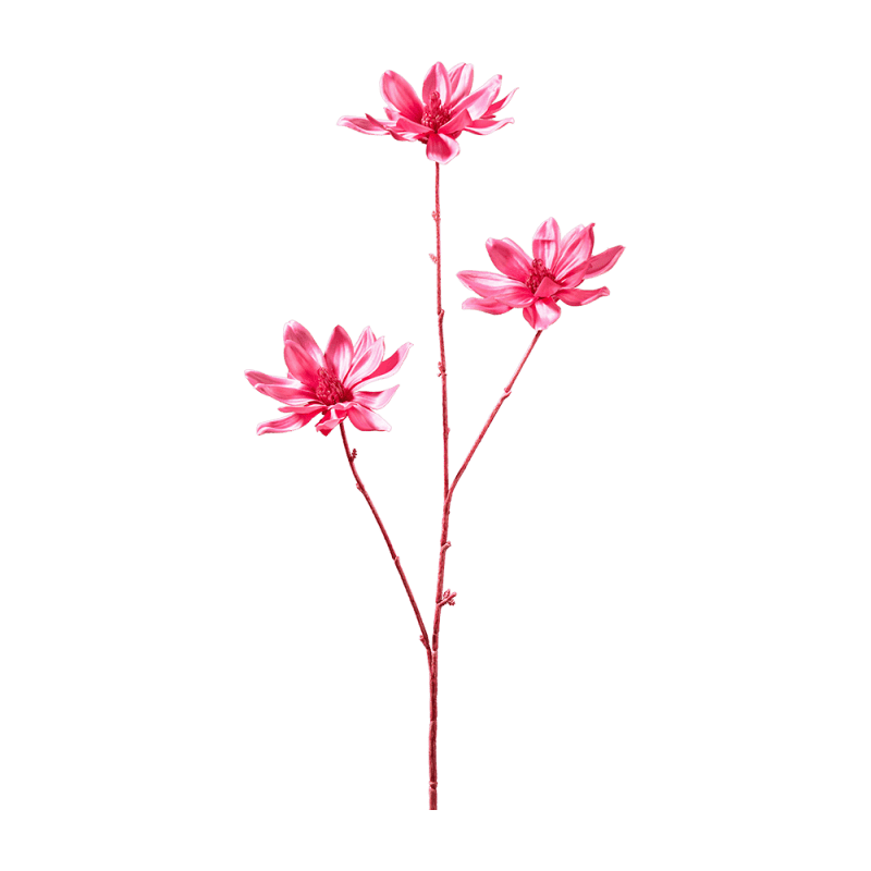 Bouquet de 3 branches de magnolias 81cm 3 couleurs - Forever - Grossiste fleurs artificielles Bouquet de 3 branches de magnolias 81cm 3 couleurs - Forever - Grossiste fleurs artificielles
