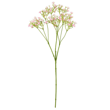 Branche de gypso rose H. 70cm - Brouillard - Grossiste fleurs artificielles