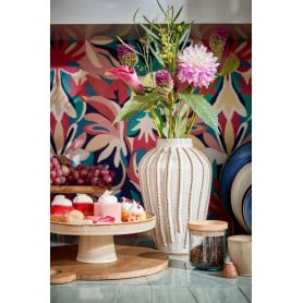 Vase blanc cassé 2 tailles - Cathy - Contenants - Grossiste fleuriste