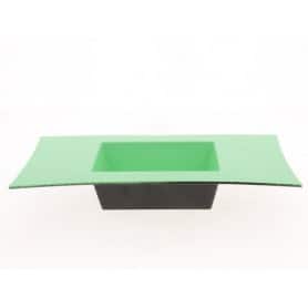 Plateau rectangulaire vert...