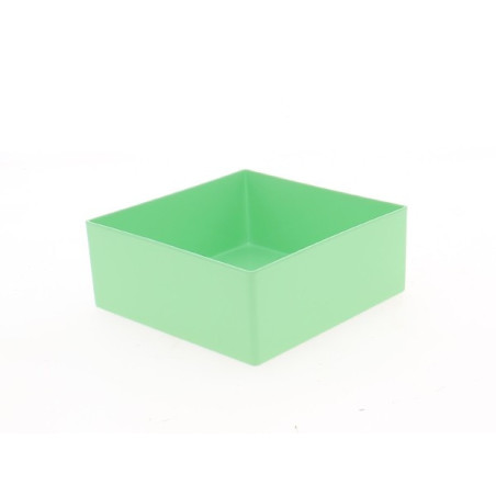 Plateau carré en plastique vert pastel - Maestos - Grossiste contenants plastiques