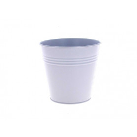 Cache-pot en zinc lilas mat 3 tailles - Sydney - Grossiste contenant fleuriste