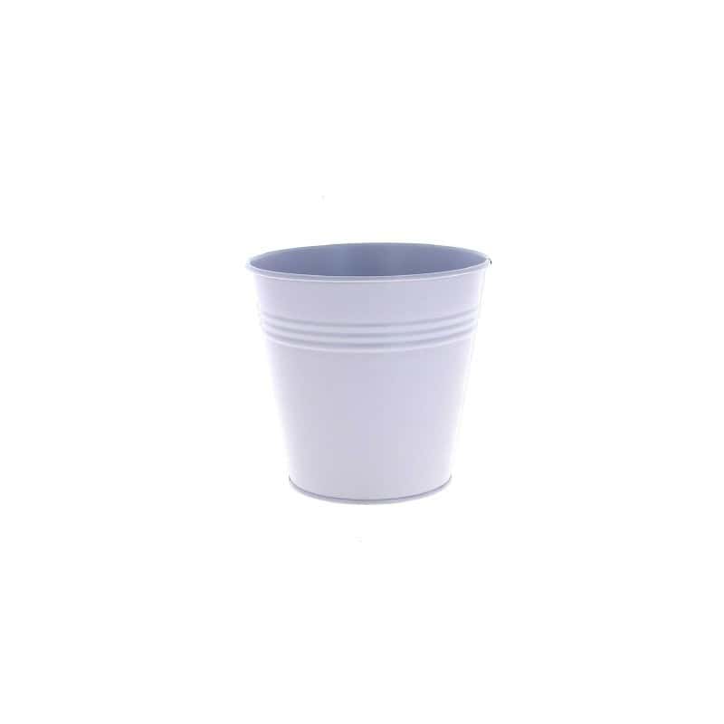 Cache-pot en zinc lilas mat 3 tailles - Sydney - Grossiste contenant fleuriste Cache-pot en zinc lilas mat 3 tailles - Sydney - Grossiste contenant fleuriste
