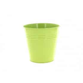 Cache-pot en zinc vert 3 tailles - Sydney - Grossiste contenant fleuriste