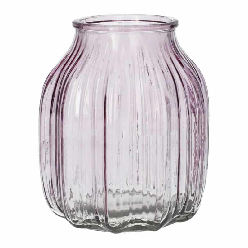 Vase en verre D. 14cm 3 couleurs - Suko - Grossiste verrerie