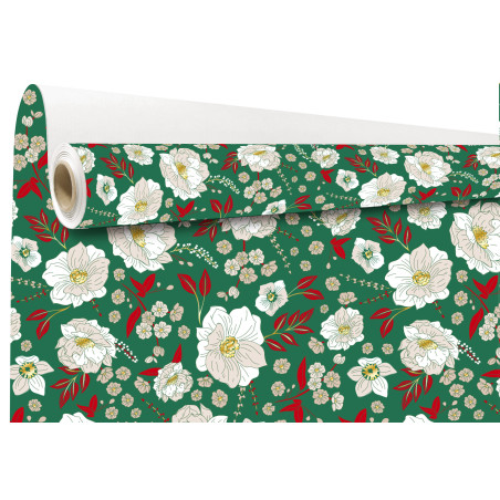 Rouleau de kraft blanc rose - Grossiste emballage fleuriste