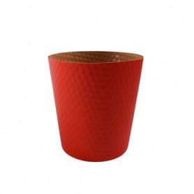 Paquet de 25 cache-pots en carton terracota 2 tailles - Eureka - Grossiste contenants écologiques