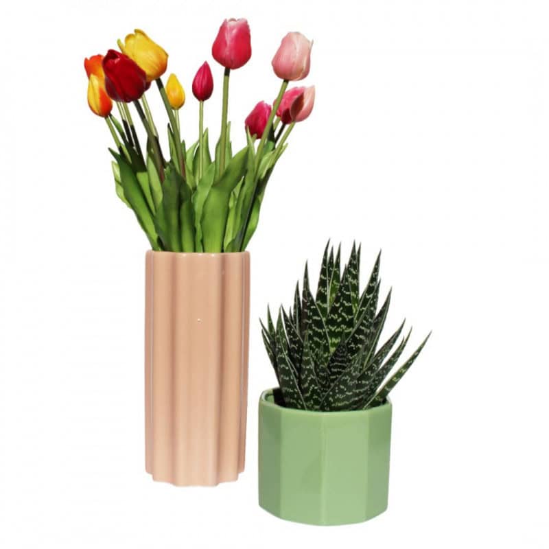 Vase avec pot en 2 pièces - Risto - Contenants - Grossiste décoration fleuriste
