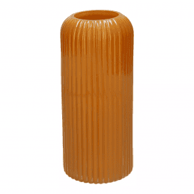 Vase en verre H. 20cm 2 couleurs - Nora - Grossiste verrerie