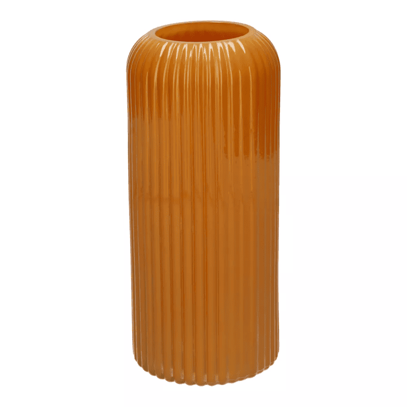 Vase en verre H. 20cm 2 couleurs - Nora - Grossiste verrerie