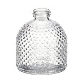 Vase en verre D. 7.5cm x H. 9cm - Caro - Contenants - Grossiste fleuriste