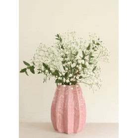 Vase en céramique (assortiment 2 couleurs) 2 tailles - Carambola - Grossiste contenants fleuristes