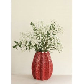 Vase en céramique (assortiment 2 couleurs) 2 tailles - Carambola - Grossiste contenants fleuristes