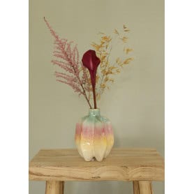 Vase rainbow en céramique - Caramba - Grossiste contenants fleuristes