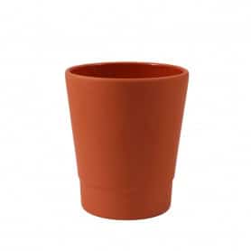 Cache-pot phalaéno D. 13 x H.16cm terracotta - Beauti - Contenants - Grossiste