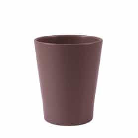Cache-pot phalaéno D. 13 x H.16cm taupe - Beauti - Contenants - Grossiste