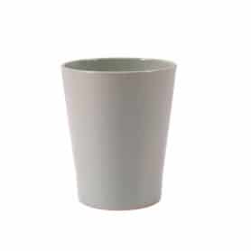 Cache-pot phalaéno D. 13 x H.16cm vert clair - Beauti - Contenants - Grossiste