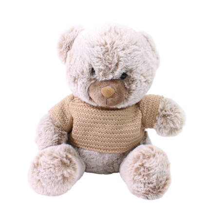 Ours en peluche 25cm (assortiment 3 couleurs) - Teddy - Grossiste