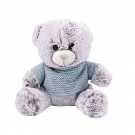 Ours en peluche 25cm (assortiment 3 couleurs) - Teddy - Grossiste