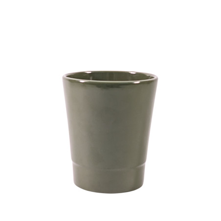 pot de fleurs céramique D. 13,5 x H. 15 cm