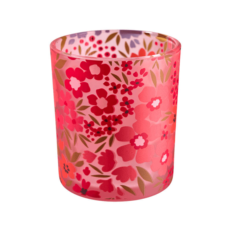 Bougeoir en verre rouge 2 tailles - Trango - Grossiste décoration Bougeoir en verre rouge 2 tailles - Trango - Grossiste décoration