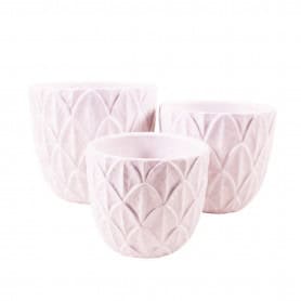 Cache-pot à motif feuilles - Lamba - Contenants - Mariage - Grossiste