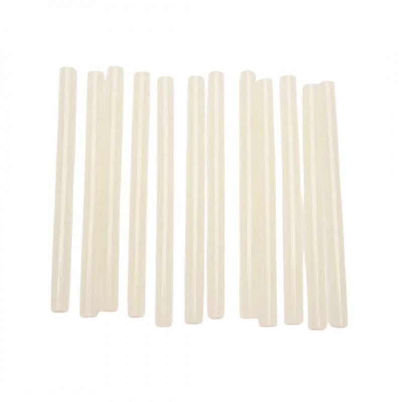 Paquet de 12 bâtons de colle à pistolet 8mm - Grossiste outillage fleuriste