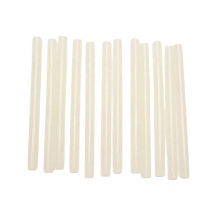 Paquet de 12 bâtons de colle à pistolet 8mm - Grossiste outillage fleuriste