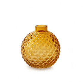 Soliflor boule à motifs 3 couleurs - Maura - Grossiste verrerie