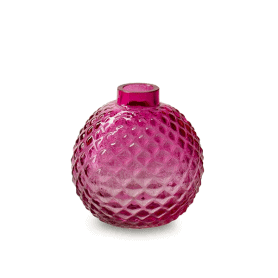 Soliflor boule à motifs 3 couleurs - Maura - Grossiste verrerie