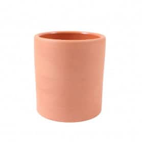Cache-pot en terre cuite D. 8cm x H. 10cm - Poty - Grossiste contenants