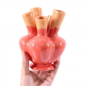 Vase fantaisie orange - Insolite - Grossiste contenants