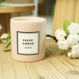 Bougie parfumée senteur jasmin - Douce nature - Grossiste parfum