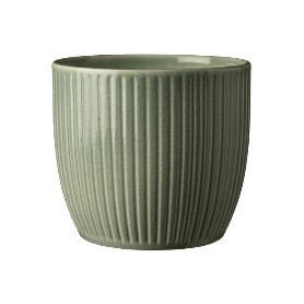 Cache-pot en céramique vert 2 tailles - Belice Delight - Grossiste contenant céramique