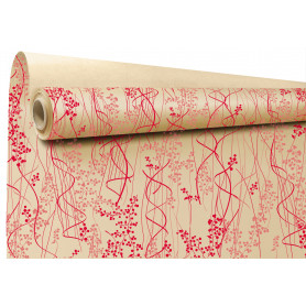 Rouleau de kraft vergé 0.70x40M - Bellagio - Fleuriste grossiste emballage