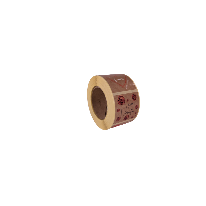 Rouleau de 500 étiquettes adhésives - Saint Valentin - Grossiste emballage Rouleau de 500 étiquettes adhésives - Saint Valentin - Grossiste emballage