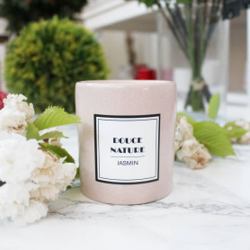 Bougie parfumée senteur jasmin - Douce nature - Grossiste parfum