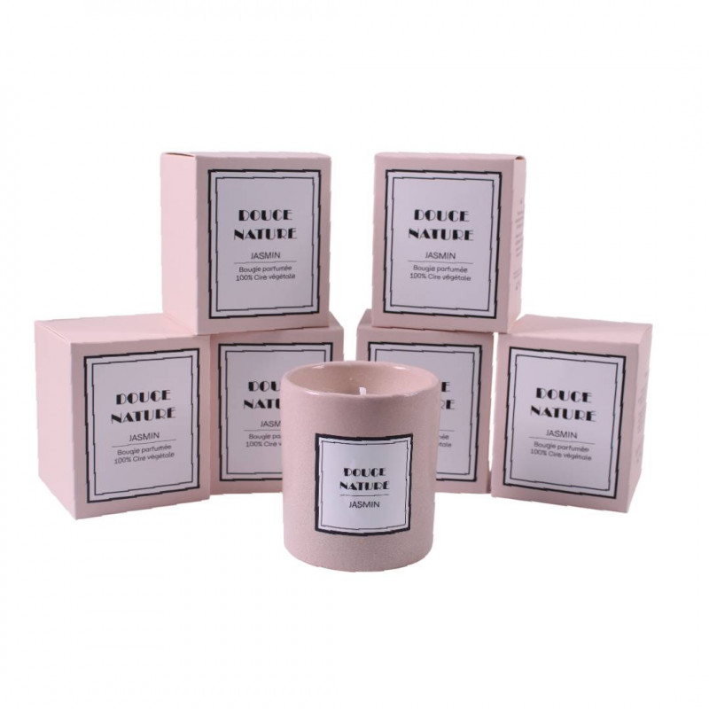 Bougie parfumée senteur jasmin - Douce nature - Grossiste parfum