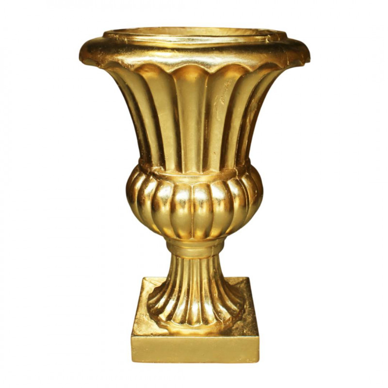 Vase Médicis or 2 tailles - Chatelain - Grossiste décor évènement Vase Médicis or 2 tailles - Chatelain - Grossiste décor évènement